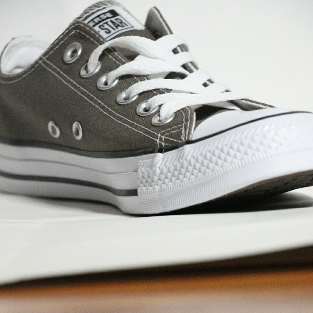 Gray Lowtop Converse